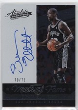 2016-17 Panini Absolute Marks of Fame 70/75 Sean Elliott #6 Auto 1u6