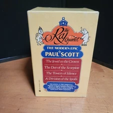 The Raj Quartet Box Set Paul Scott Jewel in the Crown 4 Paperback Books