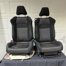 Toyota 86brz Pair Of Front Left Right Bucket Manual Seats Black Cloth Nos