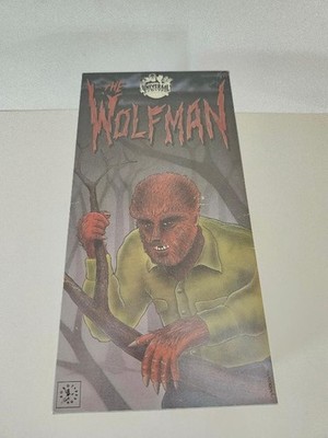 1991 vintage Robot House UNIVERSAL MONSTERS wind up WOLFMAN W/ Key & Certificate