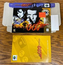 Goldeneye 007 James Bond Nintendo 64 N64 Authentic Box Manual ONLY