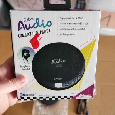 CD Player Car Stereo AUX Adapter Stream Bluetooth Ready Retro Audio Compact Disc
