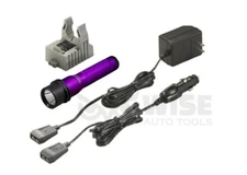 Streamlight 74349 Purple Strion LED Rechargeable Flashlight with AC/DC Kit