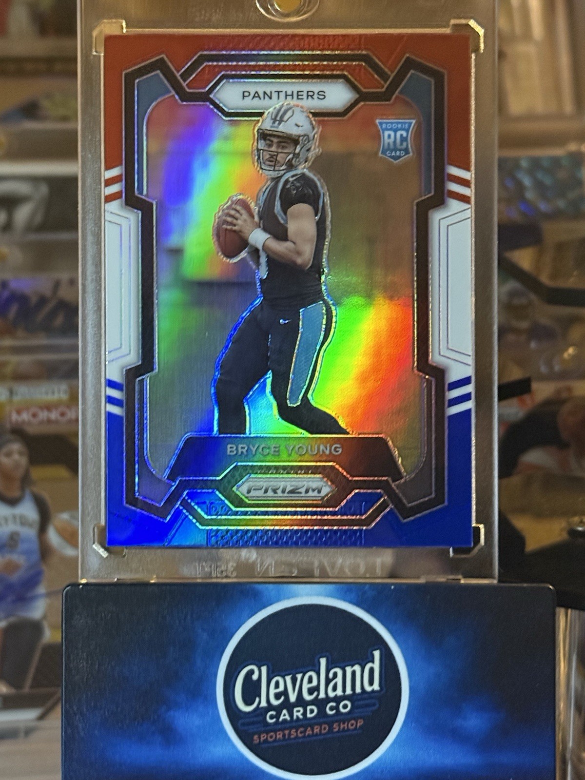 2023 PANINI PRIZM #311 RED/WHITE/BLUE PRIZM ROOKIES BRYCE YOUNG (RC/SP)