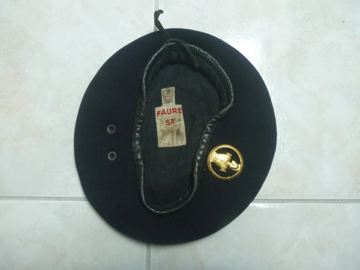 INSIGNE DE BÉRET Afrique 1960 Garde Commando Gendarmerie ORIGINAL