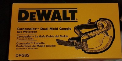 DEWALT Safety Goggles Concealer with Clear Lens. 