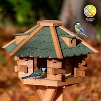 Vogelhaus Blockhaus Vogelfutterhaus Wetterfest Vogelvilla VogelhäUschen