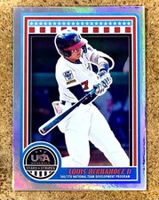 2025 Panini Stars & Stripes Baseball Base Louis Hernandez II #126 NTDP