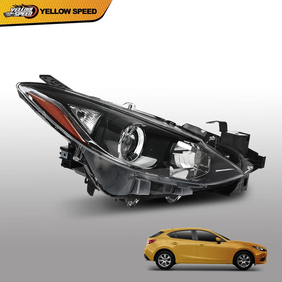 Faro apto para Mazda 3 2014 2015 2016 hatchback o sedán lado derecho del pasajero Foto 2 de 4