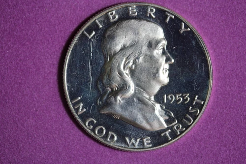 Estate Find 1953 - PROOF Franklin Half Dollar!!  #N07683