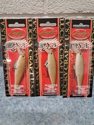 3 LUCKY CRAFT Pointer 78 OGs 3/8oz 78mm 4-5' Luckycraft Suspending Jerkbait Rare