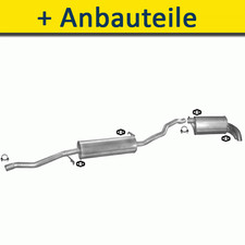 Auspuff Auspuffanlage für SEAT ALHAMBRA 1.9 D 115-116/90PS 2000-2010