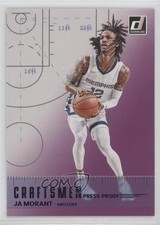 2022-23 Panini Donruss Craftsmen Purple Press Proof Ja Morant #11 r4w