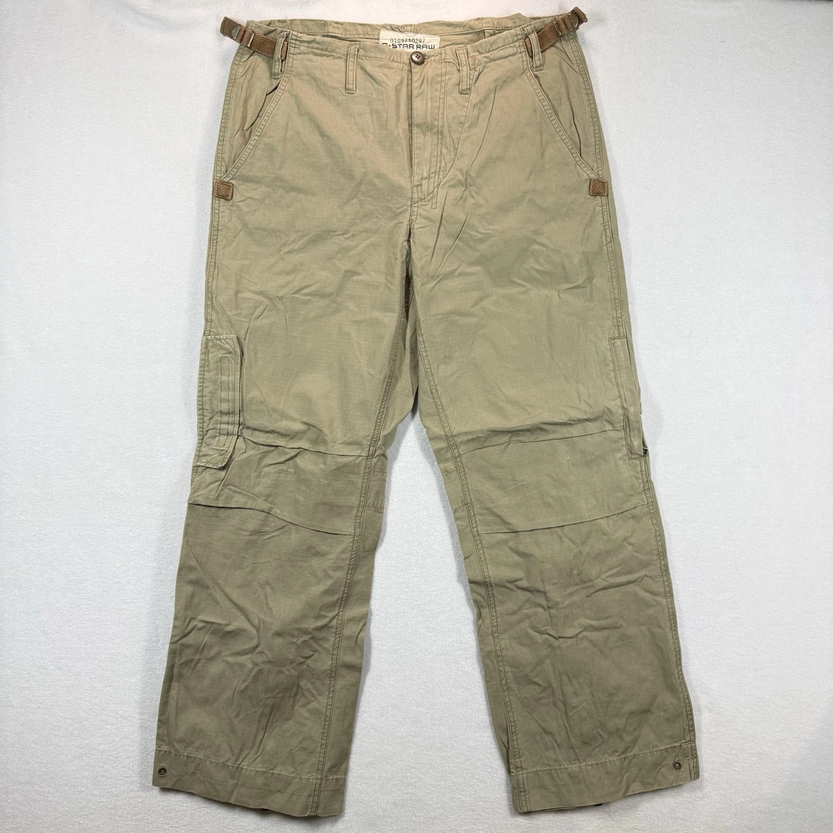 G-STAR ROVIC ZIP 3D STRAIGHT TAPERED - Pantaloni cargo - dark bronze green/oliva