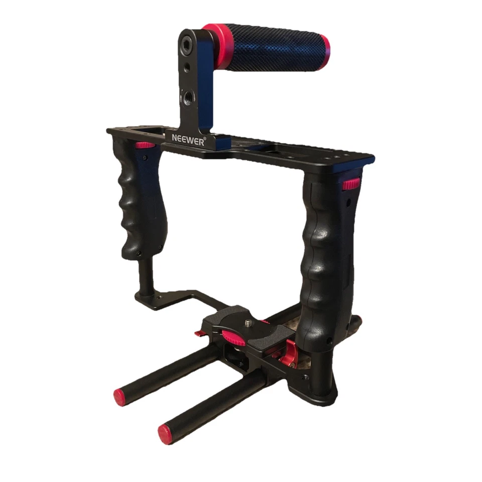 Neewer Film Making Camera Video Cage Kit Top Handle Grip Shoe Mount Shoe Mount - Image 4 of 4
