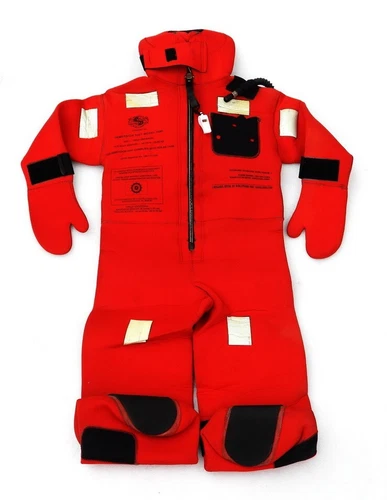 IMMERSION SUIT MODEL I590 SOLAS APPROVED SIZE CHILD UNIVERSAL WATER SEA DIVING