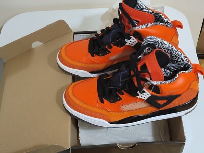 ojpc サーフェイスジョー ジョイントノイジー ヒョウ柄　オレンジ Size 8.5 - Jordan Spizike New York Knicks Orange | eBay