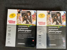 NEW SEALED Office Depot Professional Photo Paper 46 Sheets 8.5" x 11" Inkjet