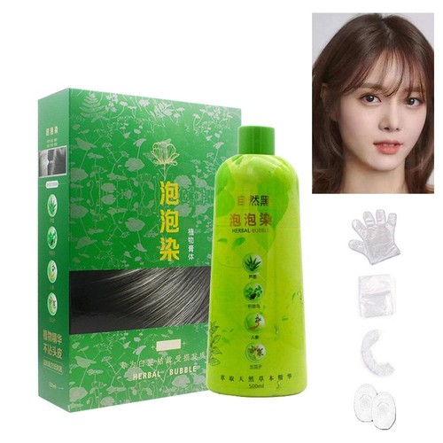 500 ml Brimles Shampoo, Herbal Bubble Grey Hair Dye Shampoo DEA - Picture 9 of 27