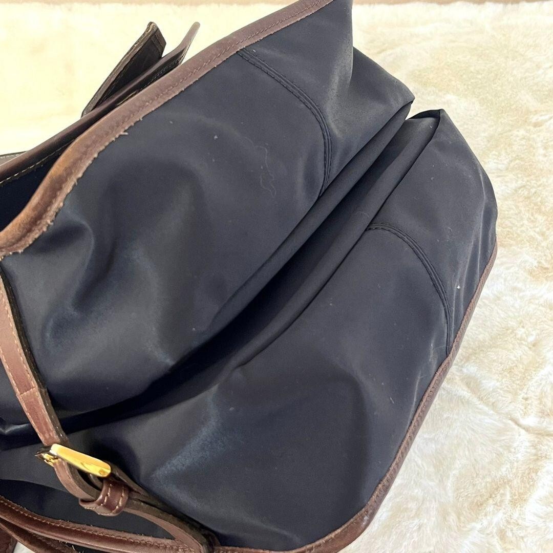 YSL Reversible Leather Shoulder Bag Black/Brown Y Log… Gem