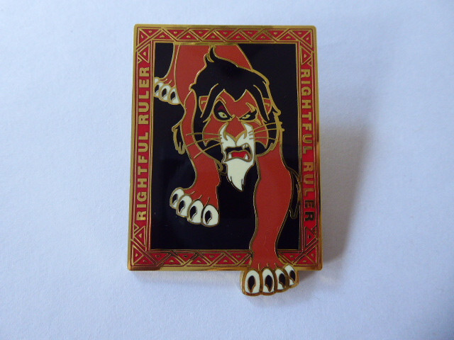 Disney Trading Pins 170581     Monogram - Scar - Rightful Ruler - Lion King Fram
