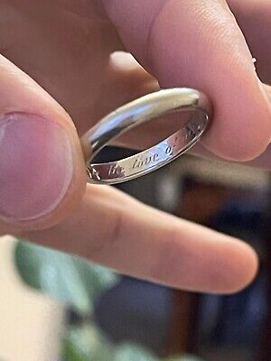 Cartier 1864 PT950 62 Classic Wedding Band Ring in Platinum Cartier 1864 PT950 62 Classic Wedding Band Ring in Platinum