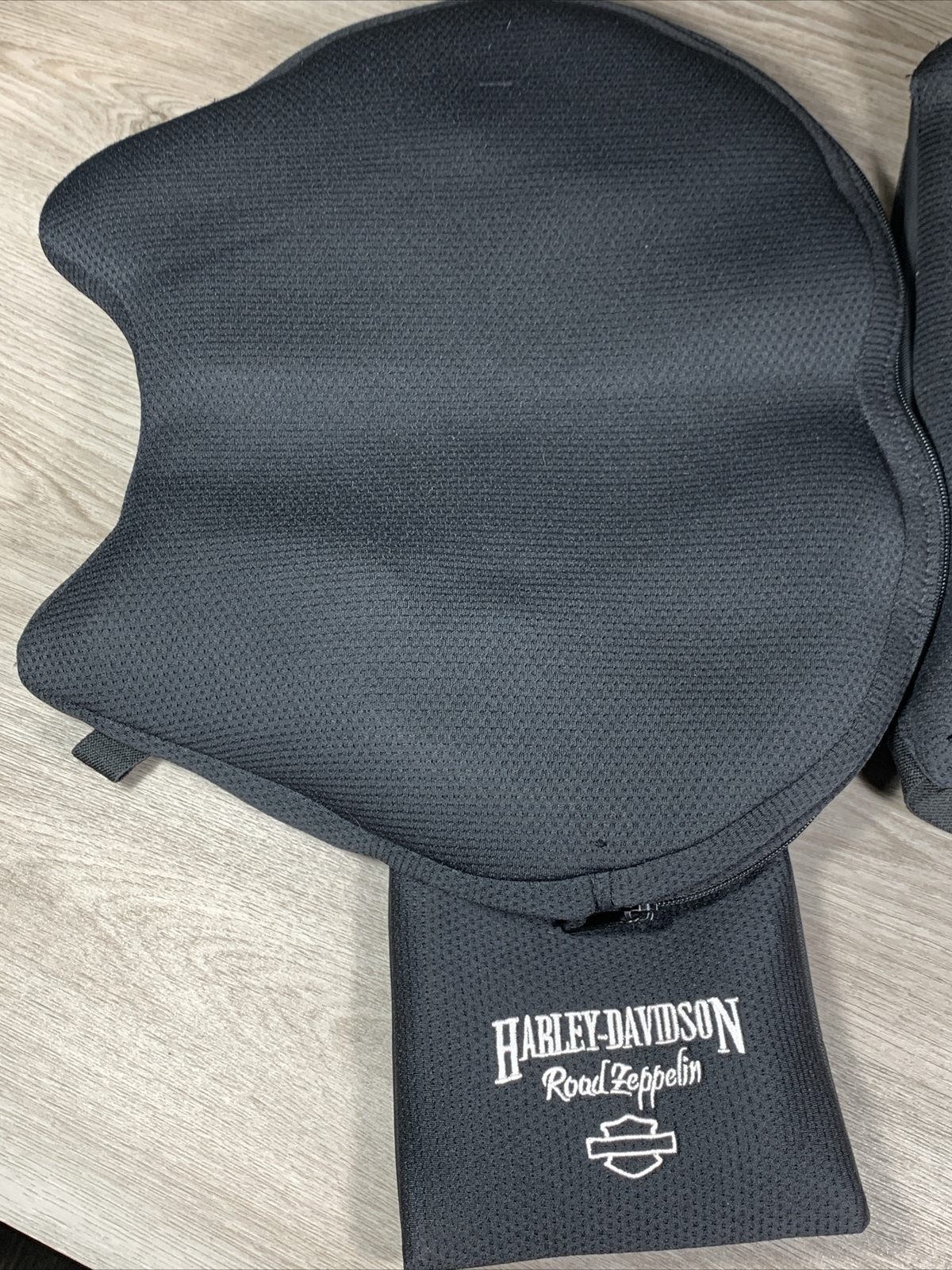 Genuine Harley Davidson Road Zeppelin Rider Seat Pad Front and Back Air Adjust eBay