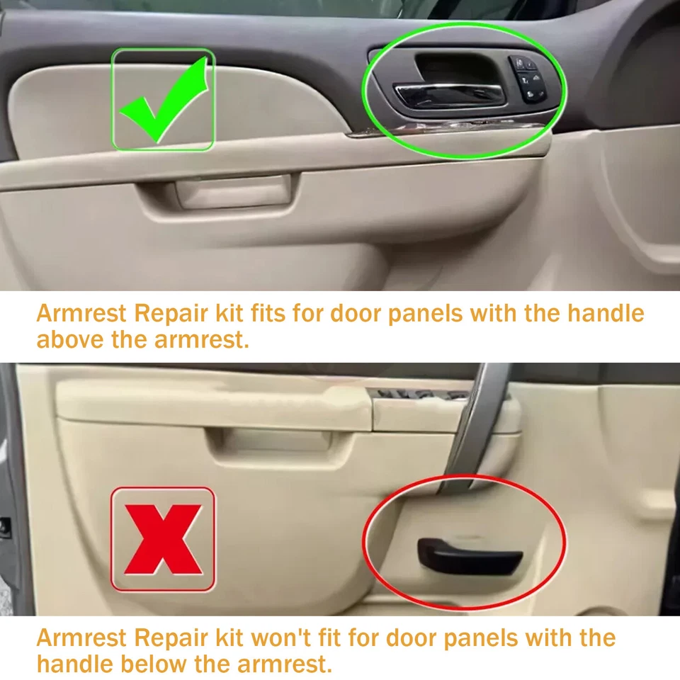 Reparación reposabrazos puerta delantera gris lado izquierdo para Tahoe Silverado 2010-2014 Foto 2 de 4