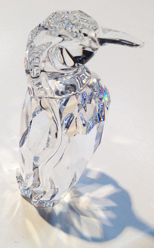 SWAROVSKI PAPA' PINGUINO PADRE PENGUIN FATHER NUOVO 627068 FUORI PRODUZIONE