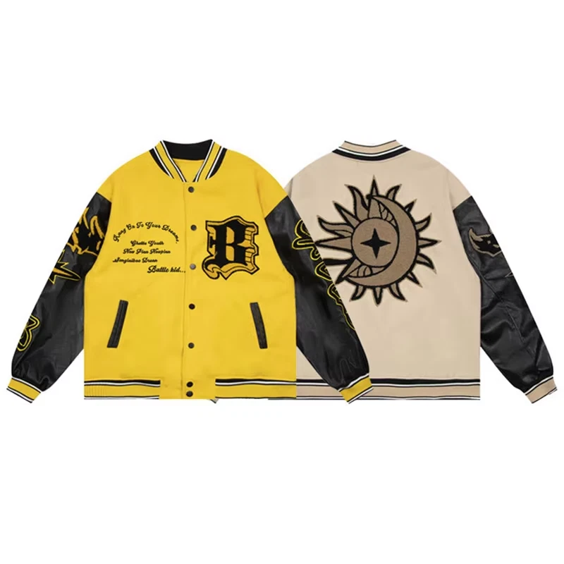 Sun-Moon Baseball Jacket