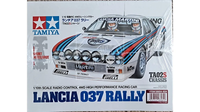 ホビーラジコン TAMIYA Lancia 037 Rally TA02S Chassis Tamiya RC 1/10 Lancia 037 Rally 4WD Kit TA02S Chassis w/ Motor