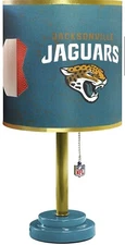 Double Shade Die Cut Desk Lamp NFL Jacksonville Jaguars 18" High 9" Diameter