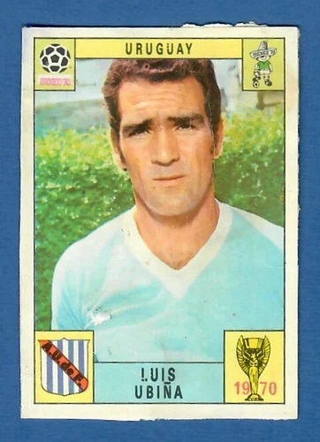 FIGURINA CALCIATORI PANINI MEXICO 70 - RECUPERO - UBINA - URUGUAY