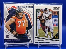 Quinn Meinerz 2021 Panini Rookies & Stars + Royce Freeman 2018 Score