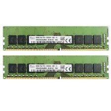 Hynix 64GB (2X32GB) 3200MHz PC4-25600 288-Pins 2RX8 UDIMM Desktop Memory Ram