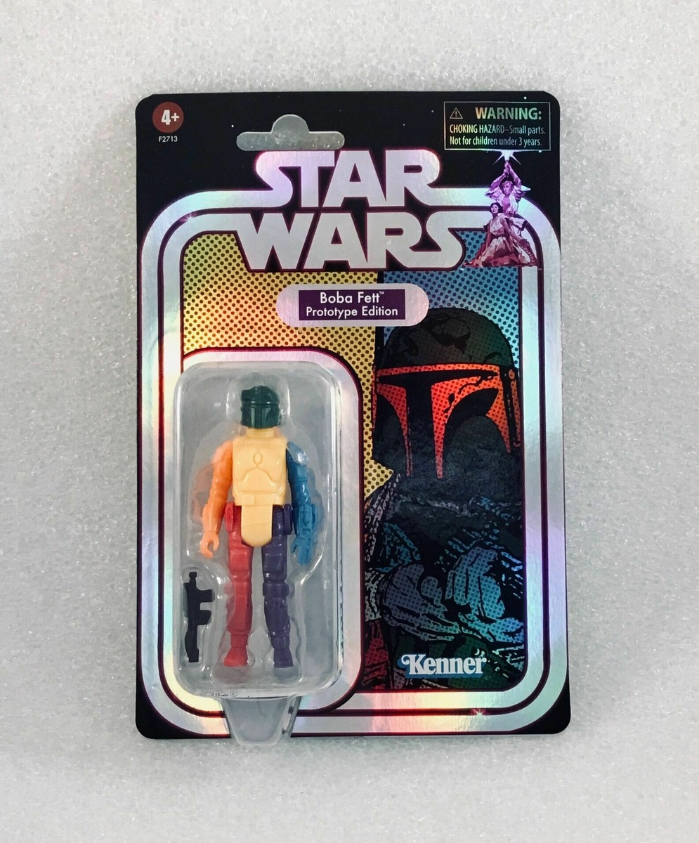 STAR WARS Retro Collection MultiColored Boba Fett Prototype Action Figure  Hasbro