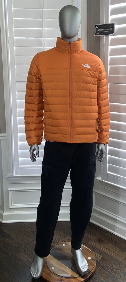 The North Face Mens Minoqua Insulated 550-Down FZ Puffer Jacket DSRT Orange NWT - Image 4 of 4