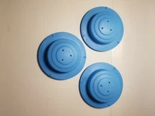 Evenflo Exersaucer 3pc Blue Caps (Replacement Part)