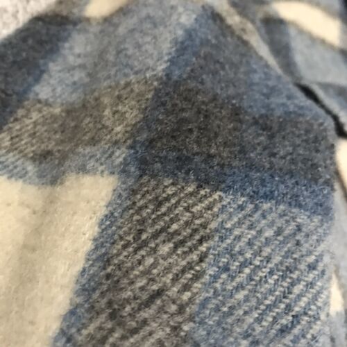 Vtg 1970s Woolrich Mackinaw Cruiser Wool Jacket RARE COLOR USA Sherpa Lined Blue - Picture 3 of 15