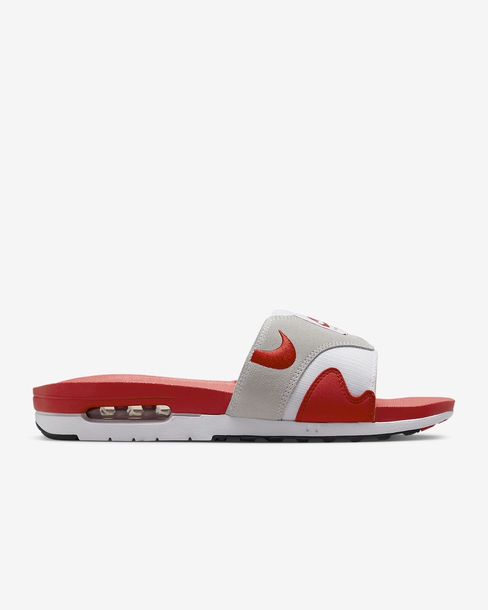 新品 NIKE AIR MAX 1 SLIDE (US8/26cm) 　Ⓗ Air Max 1 Slides 'White and Black' (DH0295-102) Release Date