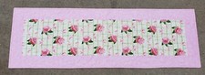 New Pink Romance Love Table Runner Quilt 16 x 48 Quilted Spring Wedding Bridal