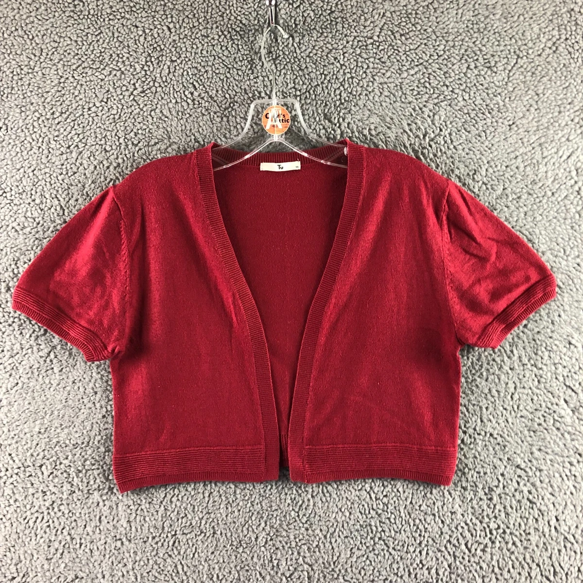 Tu outlet red cardigan