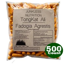Fadogia Agrestis  and Tongkat A.  Extract 500 Capsules! NO FILLERS! Boost Test.