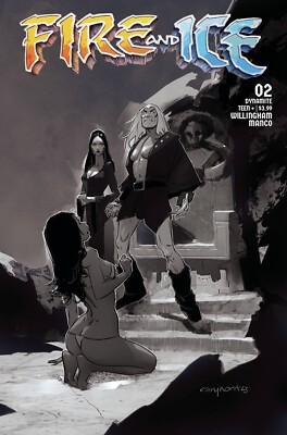 FIRE AND ICE (2023 DYNAMITE) #2 VARIANT 1:15 CVR G NORD B&W PRESALE 12/6