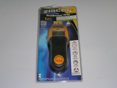 Zircon StudSensor HD70 Stud Finder 1 1/2  Wire Detection