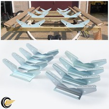 (8) For Pontoon Wing Brackets Bunk Bolster Boat Pontoon Trailer V Wing Brackets