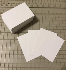 100 ACEO Cards ~ Blank 136 lb Oil & Acrylic Paper ~ 2.5 x 3.5 White ~ Canson