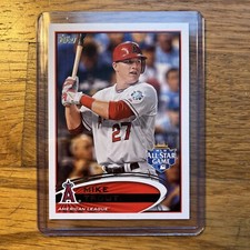 Mike Trout All Star Game White Border Us144