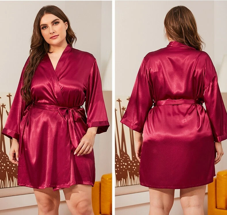 Plus size silk nightdress shop