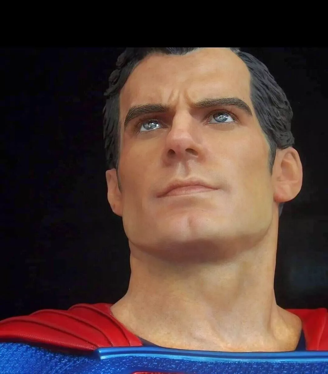 Superman Bust Henry Cavill DC Rare 10 1:2 Statue Limited